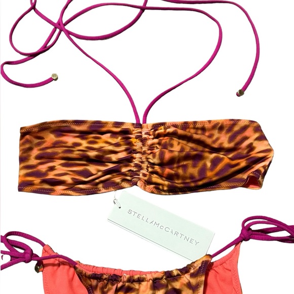 STELLA MCCARTNEY***Leopard Print Sexy Bikini Set***Small $389 - Picture 4 of 9